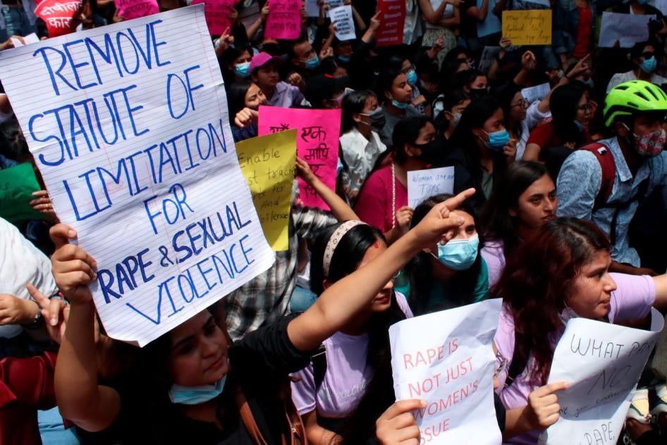 Youth protest against rising rape cases and domestic violence