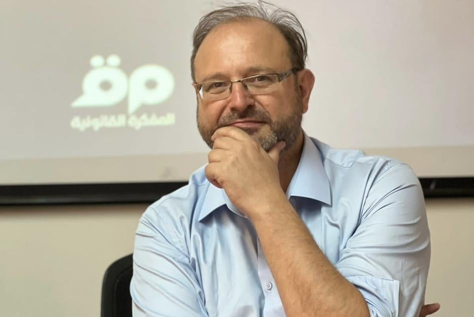 Lebanese lawyer Nizar Saghieh, who heads of the local rights-based organization Legal Agenda. 