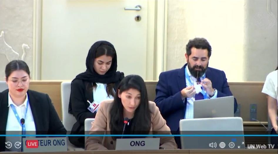 Fereshta Abbasi Speaking At the Human Rights Council for their 54th session