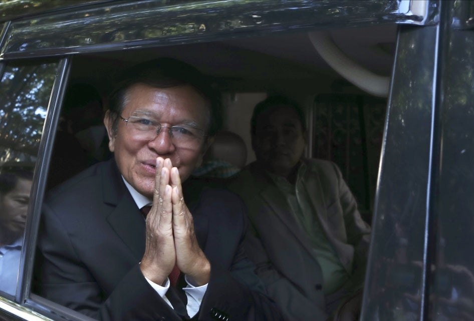 Kem Sokha, the imprisoned former president of the Cambodia National Rescue Party, in Phnom Penh, Cambodia, March 3, 2023.