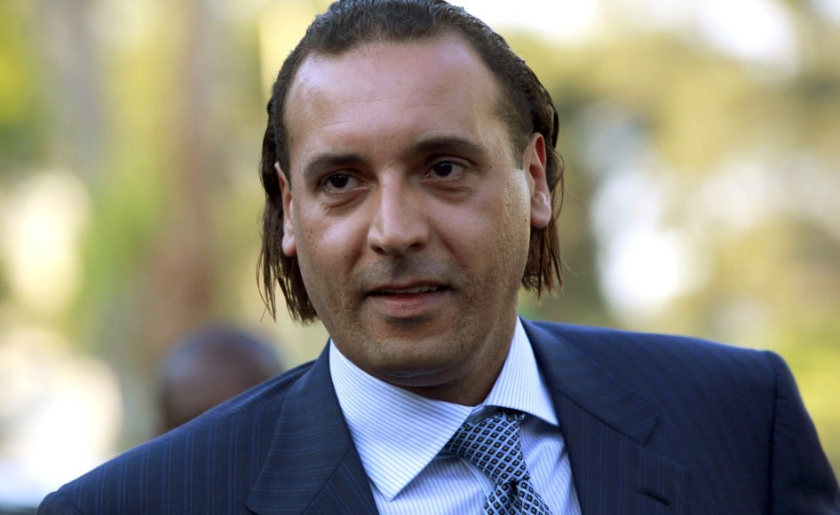 Hannibal Gaddafi, son of former Libyan leader Muammar Gaddafi, in Tripoli, Libya, June 30, 2010.