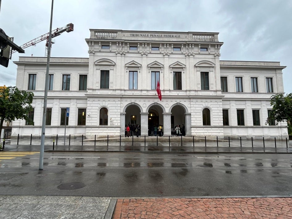 Das Schweizerische Bundesstrafgericht in Bellinzona, Schweiz, 15. Mai 2024.