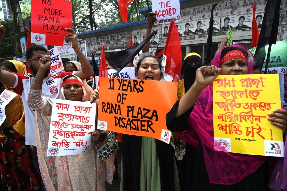 Protestors in Bangladesh