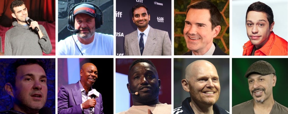 Dix humoristes, pour la plupart américains, ayant prévu de participer au Festival de comédie de Riyad (« Riyadh Comedy Festival »), du 26 septembre au 9 octobre 2025. 