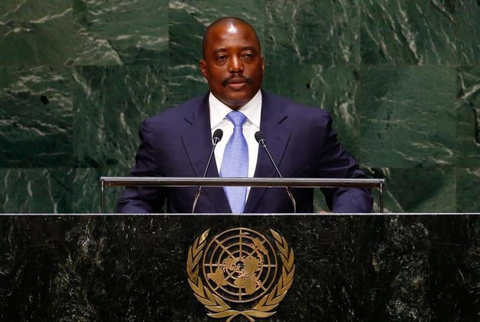 Joseph Kabila Kabange, President of the Democratic Republic of the Congo, addresses the 69th United Nations General Assembly at the U.N. headquarters in New York on September 25, 2014. 