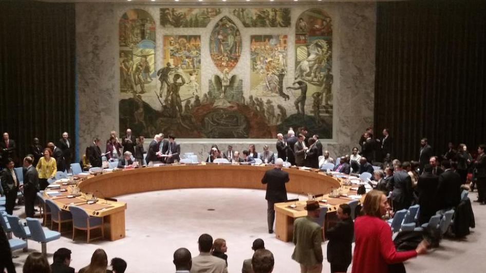 UN Security Council session on the situation in the Democratic People's Republic of Korea, New York, December 10, 2015