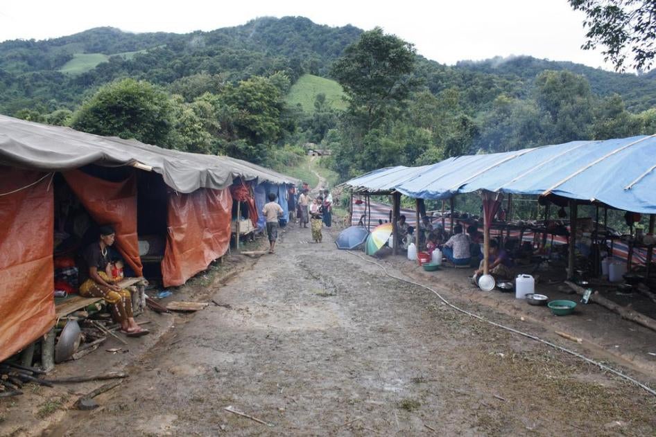 Sang Gang internally displaced persons camp, Kachin State.