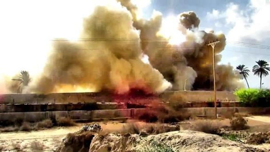  detonation of high explosives November 1-4, 2014