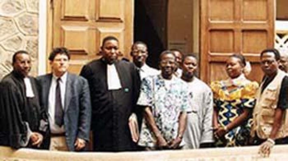 Souleymane Guengueng files first case against Hissène Habré in Dakar in January 2000