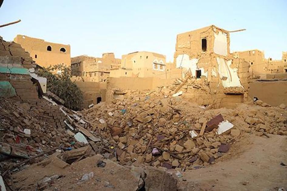 al-Sabra house remnants yemen