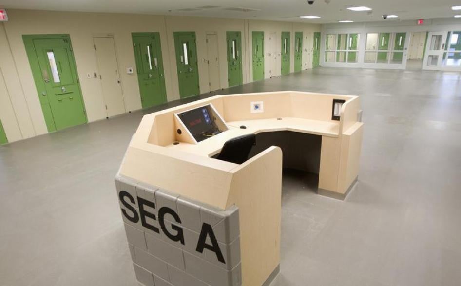 Segregation units at the new Toronto South Detention Centre October 3, 2013.