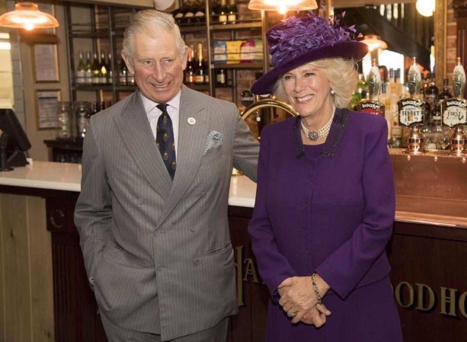 Britain's Camilla, Duchess of Cornwall and her husband Prince Charles pose for a photograph at 'The Duchess of Cornwall Inn' in Poundbury, Britain October 27, 2016.