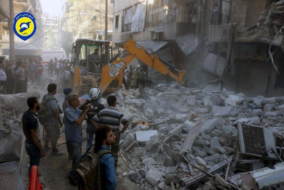 Les décombres d'une maison à Alep, en Syrie, démolie lors d’une frappe aérienne qui a tué au moins 24 civils le 27 septembre 2016.