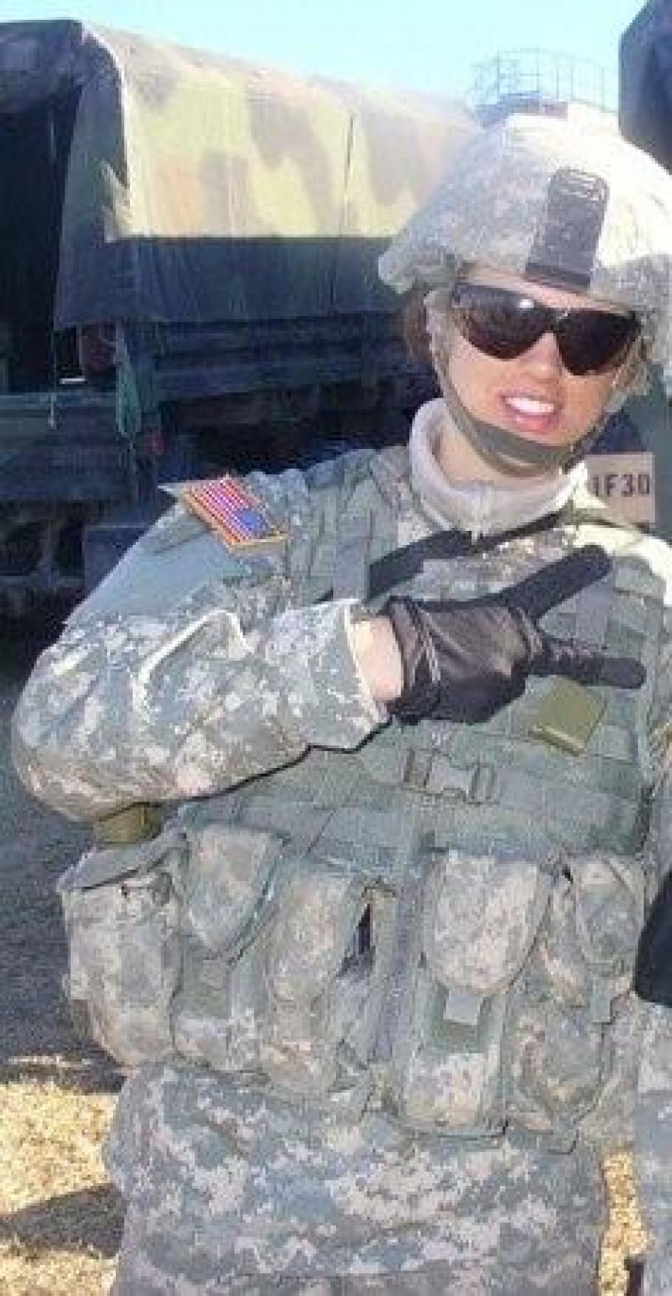 LT Gray at Basic Officer Leader Course II in January 2008.