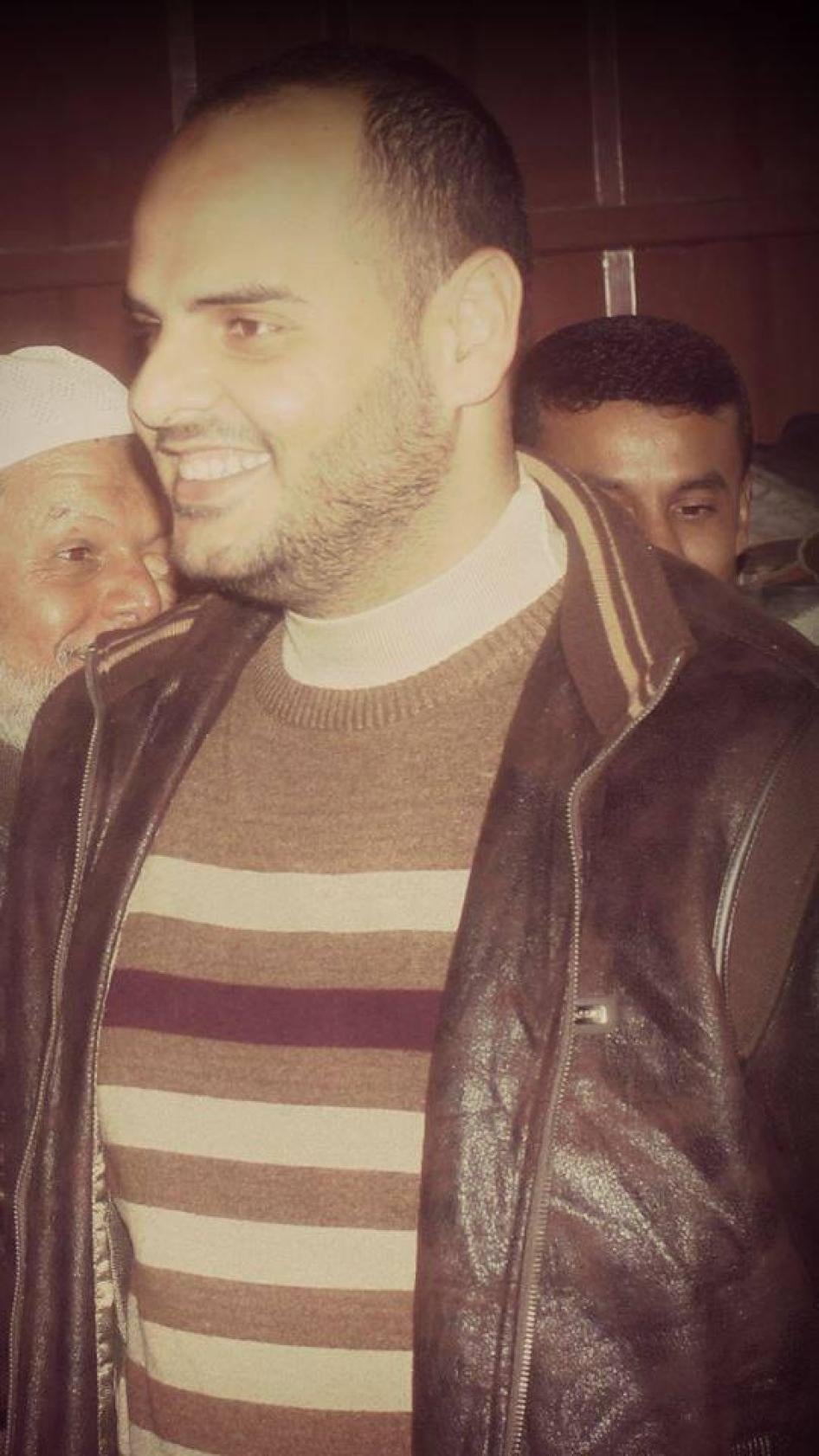 محمود اشتيوي قبل احتجازه؛ غير مؤرخ (قدمت الصورة من قبل عائلته)