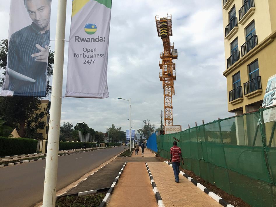 Une rue de Kigali, la capitale du Rwanda, le 11 mai 2016.