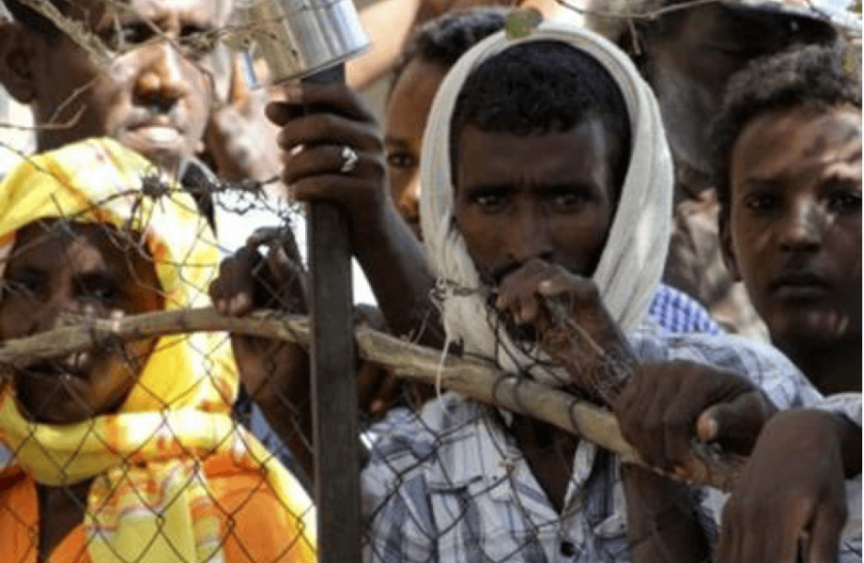 Eritrean refugees in Sudan’s Shagarab refugee camp