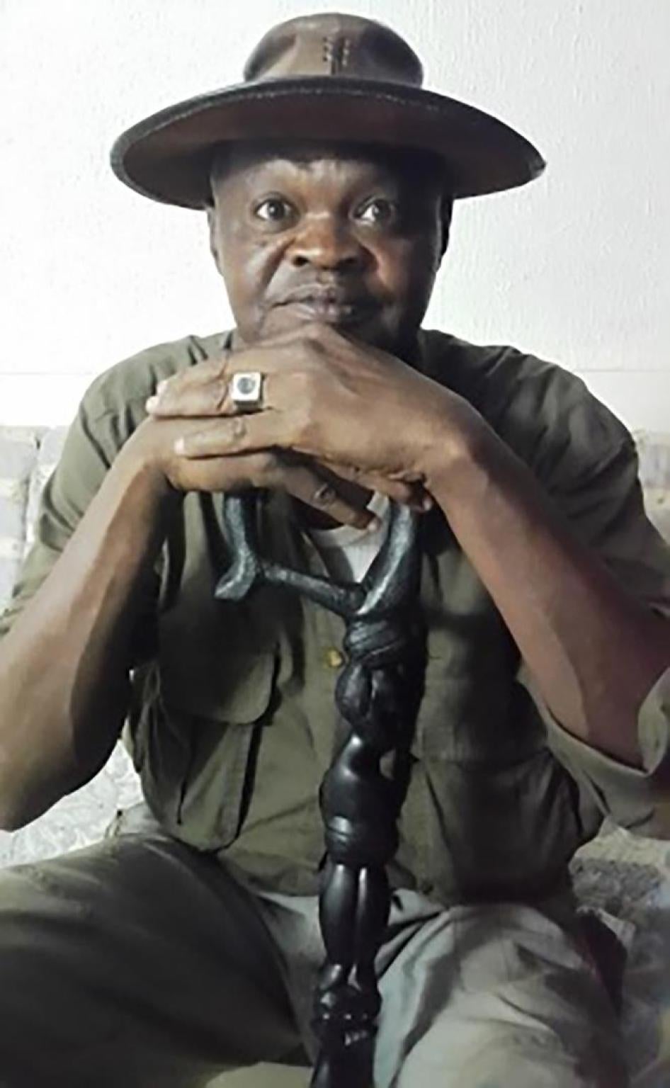 Robert Yékoua-Ketté, l’ancien directeur de l’Office central de répression du banditisme (OCRB), basé à Bangui, République centrafricaine. 