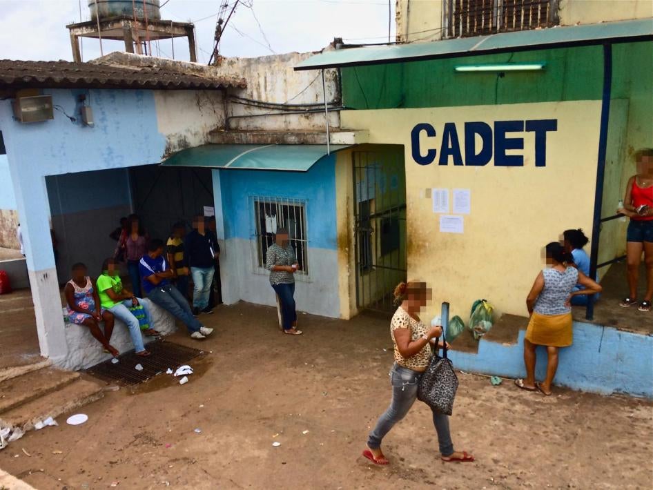 The entrance to the Casa de Detenção (Cadet), one of the facilities in the Pedrinhas prison complex. 