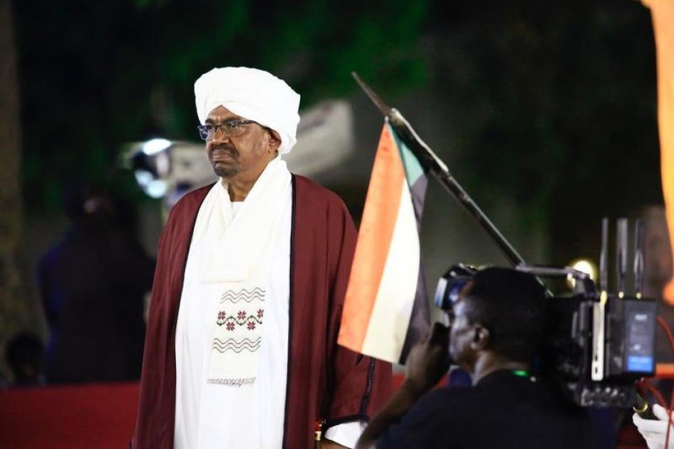 Sudan's President Omar Al Bashir arrives to address the nation during the country's 61st independence day, at the presidential palace in Khartoum, Sudan December 31, 2016.