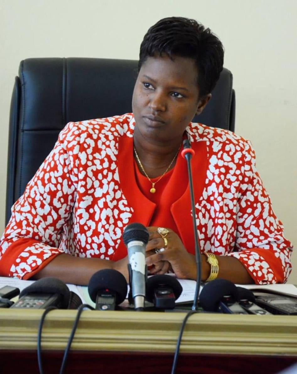 Aimée Laurentine Kanyana, ministre burundaise de la Justice