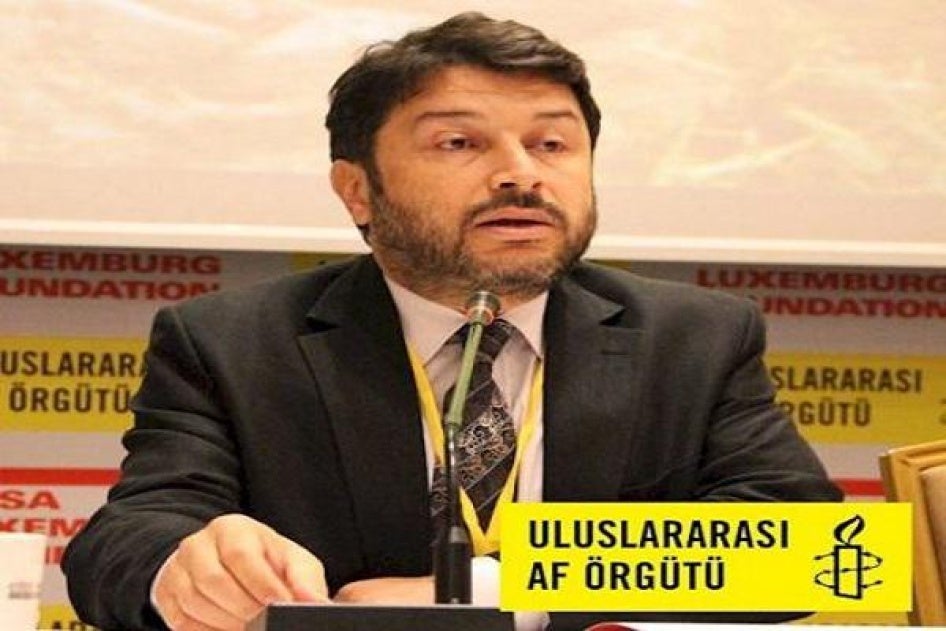 Lawyer and human rights defender Taner Kılıç, chair of the board of Amnesty International’s Turkey section.