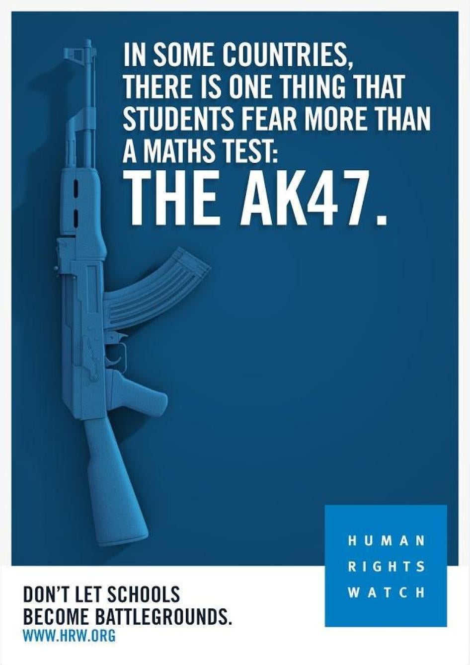 In some countries, there is one thing that students fear more than a maths test: the AK47