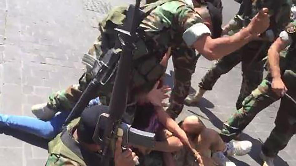 Karakter lort Saga Lebanon: Hold Soldiers Who Beat Protesters to Account | Human Rights Watch