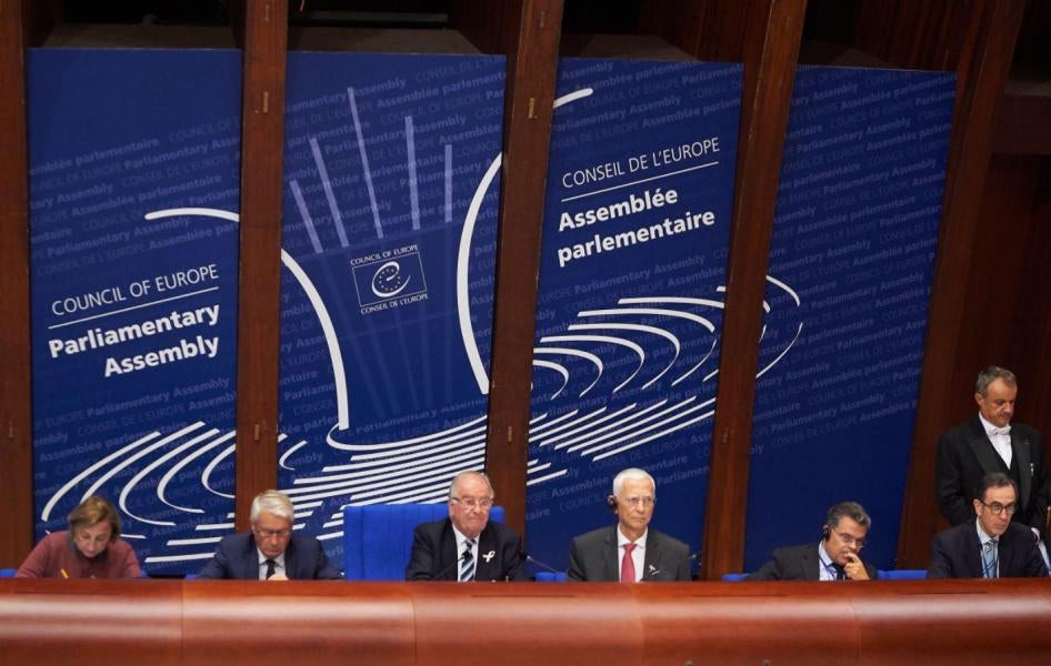 The Parliamentary Assembly of the Council of Europe meets in Strasbourg, France, October 2017.