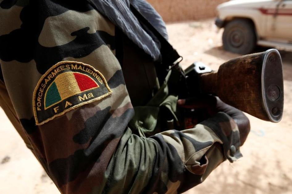 A Malian soldier during a military operation in northern Mali, October 19, 2017.