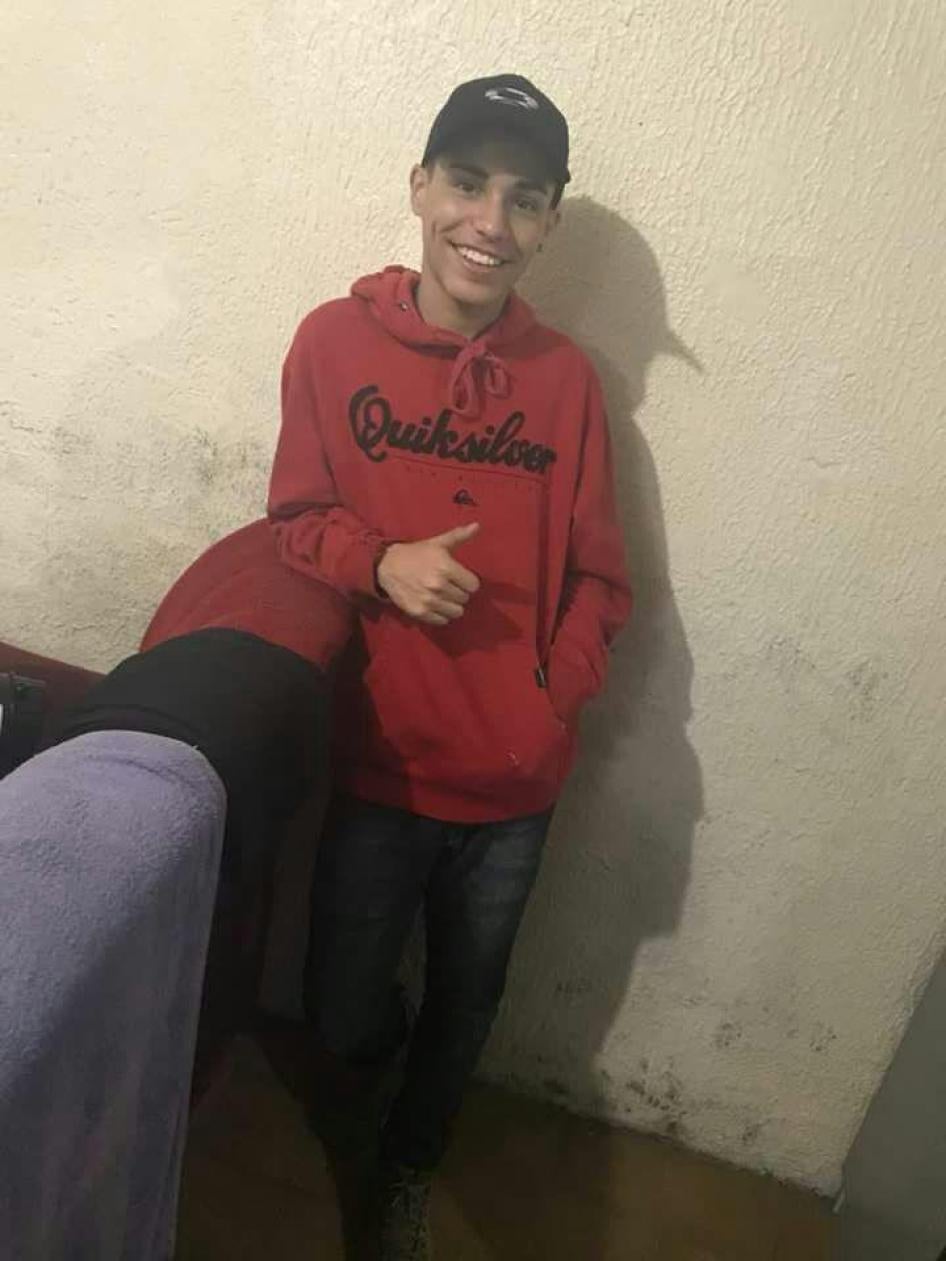 Luan Gabriel de Souza. Foto fornecida pela família de Luan