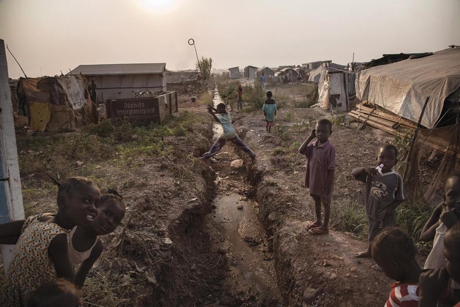 For many people with physical or sensory disabilities, the environment of the M’Poko camp for internally displaced people in Bangui, Central African Republic, is hard to navigate. The uneven terrain is speckled with holes and open drains. 