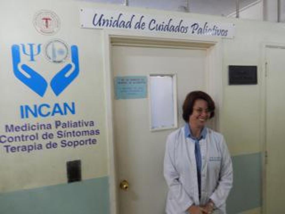 Dr. Eva Duarte founded the Palliative Care Unit of Guatemala’s National Cancer Institute