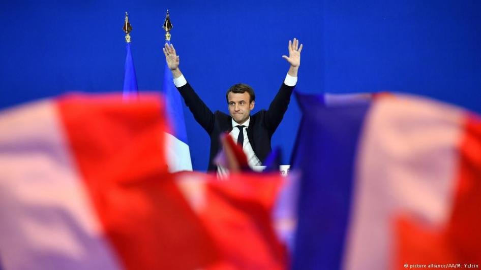 法国总统当选人埃马纽埃尔・马克龙（Emmanuel Macron）