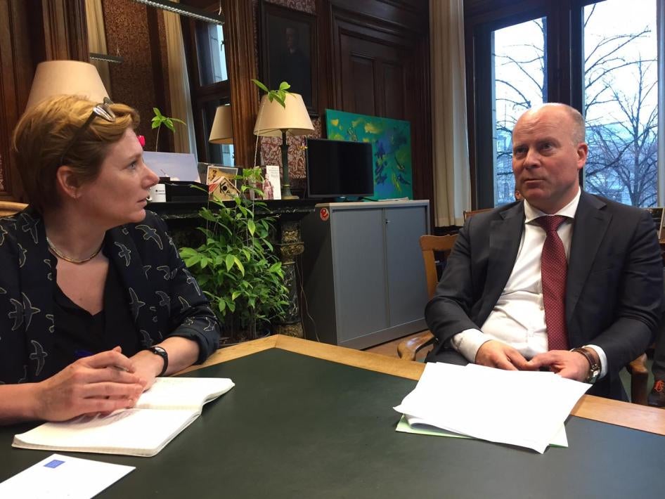 Raymond Knops (CDA) & Anna Timmerman (HRW)