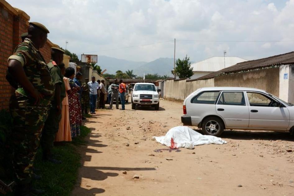 Unknown assailants killed retired Burundian army colonel Lucien Rufyiri on May 25, 2016 in Bujumbura’s Ngagara neighborhood.