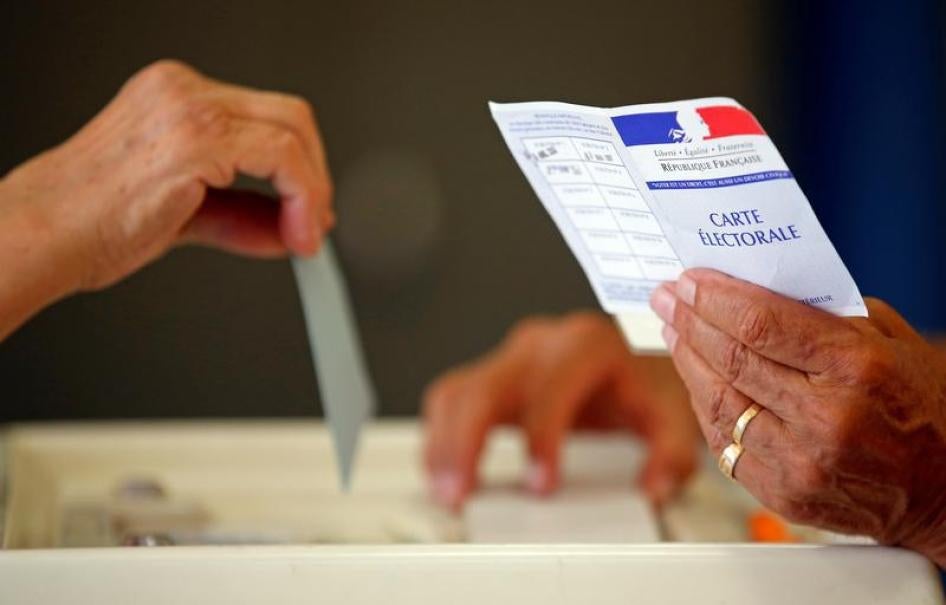 France elections voting