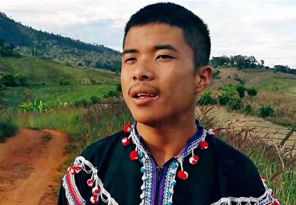 Ethnic Lahu activist Chaiyaphum Pa-sae, 17, was shot dead by Thai soldiers during an anti-drug operation on March 17, 2017.  