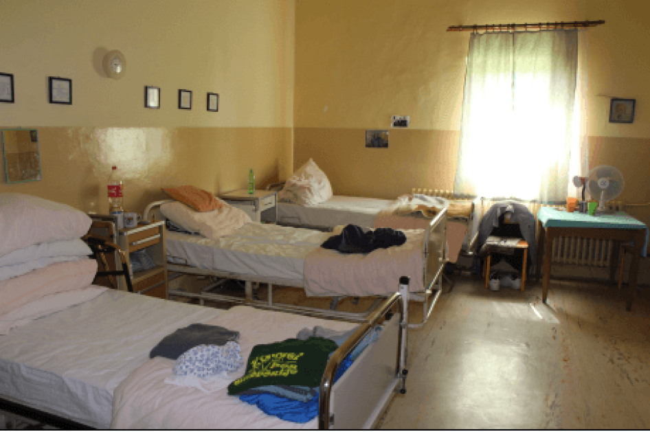 A room in the Home for “Mentally Ill Adults” in Osijek, an institution for adults with psychosocial disabilities. Between 2012 and 2016, 172 out of 200 people have been successfully moved into shared flats in the community, with support as needed.