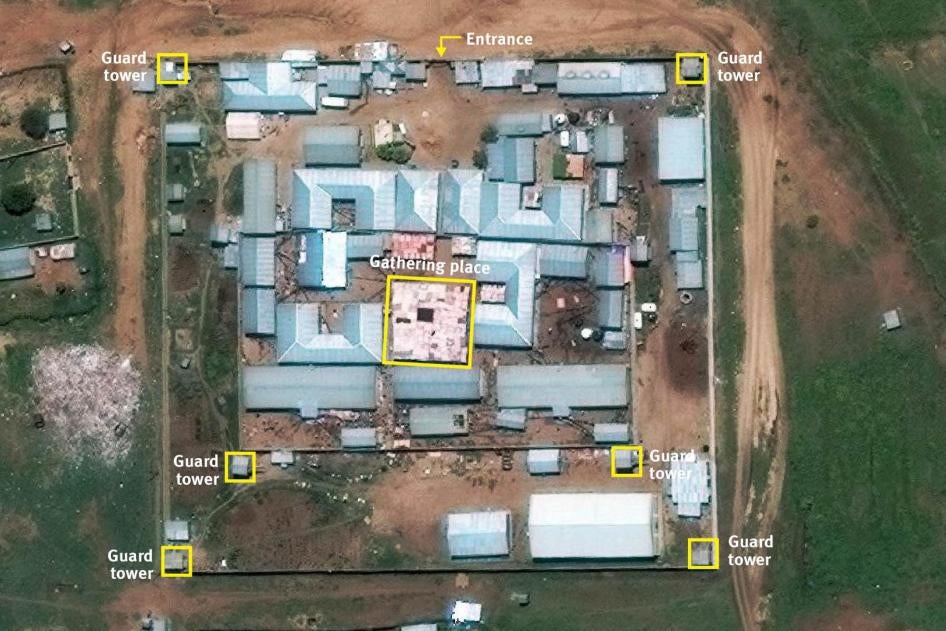 Une image satellite de la prison « Jail Ogaden », prise en mai 2016. 
