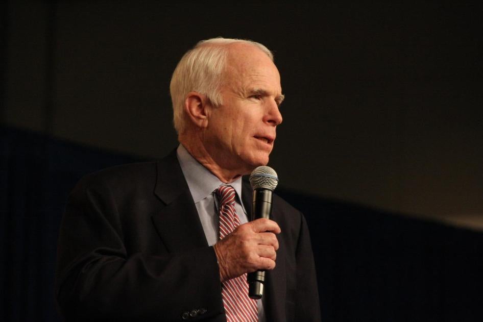 US Senator John McCain