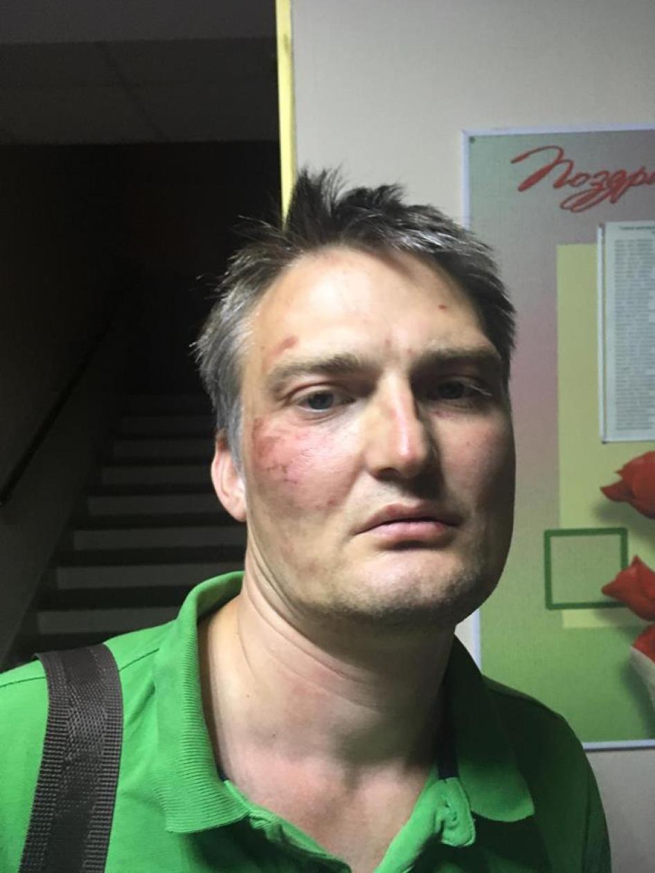 Arrested lawyer Mikhail Benyash, Krasnodar, September 9, 2018