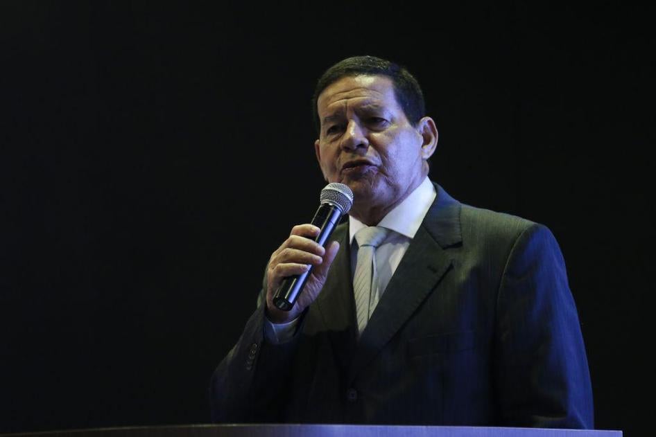 Brazilian Vice President Hamilton Mourão publicly supported a woman’s right to decide to have an abortion 