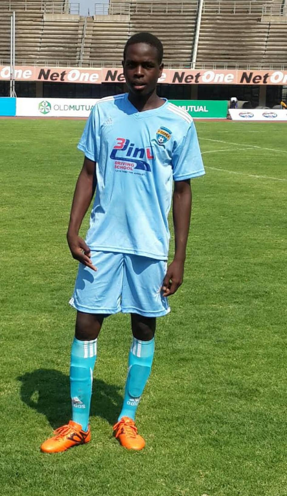Family photo of Kelvin Tinashe Choto, 22-year-old footballer whom security forces shot in the head and killed on January 14, 2019.