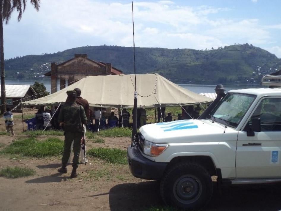 La cour militaire opérationnelle à Bweremana, République démocratique du Congo, le 15 décembre 2018.
