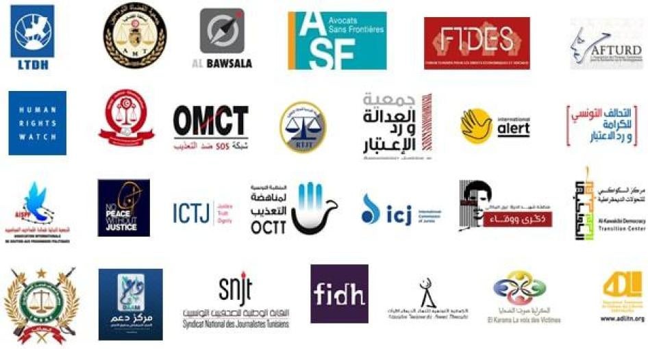 Members of the Coalition on Transitional Justice.
