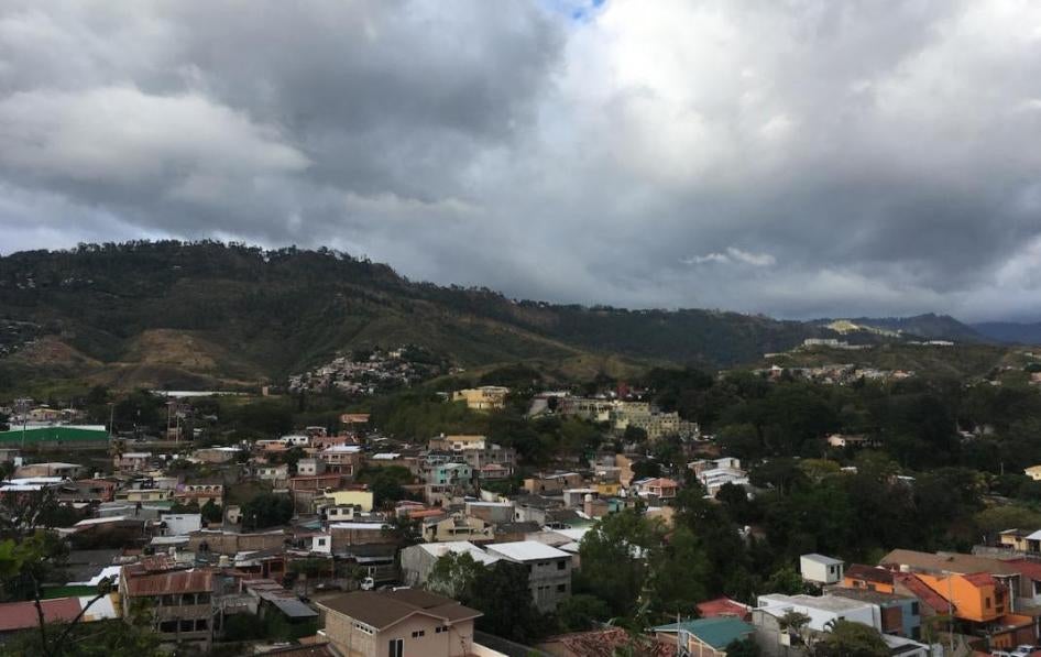 Un vecindario de Tegucigalpa, Honduras. 
