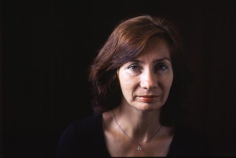 Natalia Estemirova honored by Human Rights Watch in New York for her courageous human rights work. 