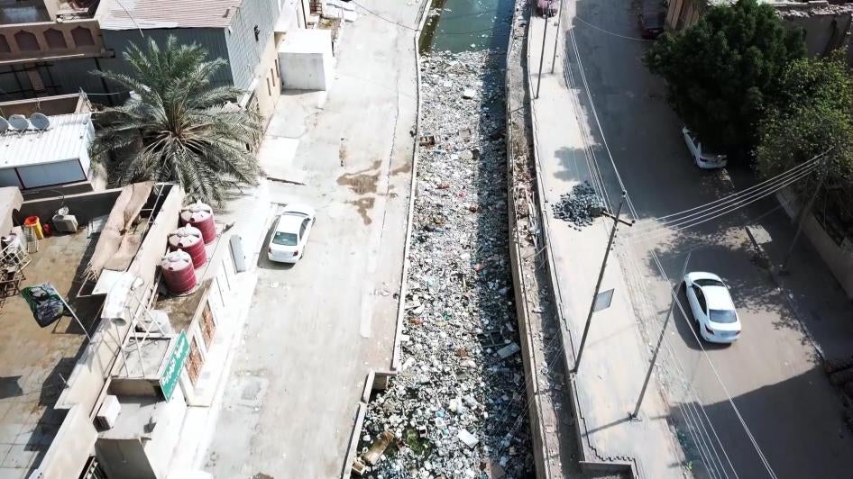 Drone footage taken by the Norwegian Refugee Council in Basra city in October 2018. © 2018 Norwegian Refugee Council