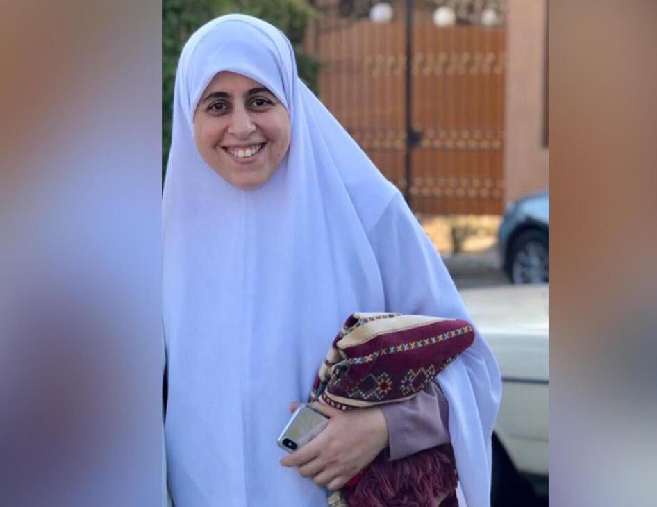 Aisha al-Shater, 39, has been detained for over a year in solitary confinement. Authorities have failed to provide her with sufficient medical care.